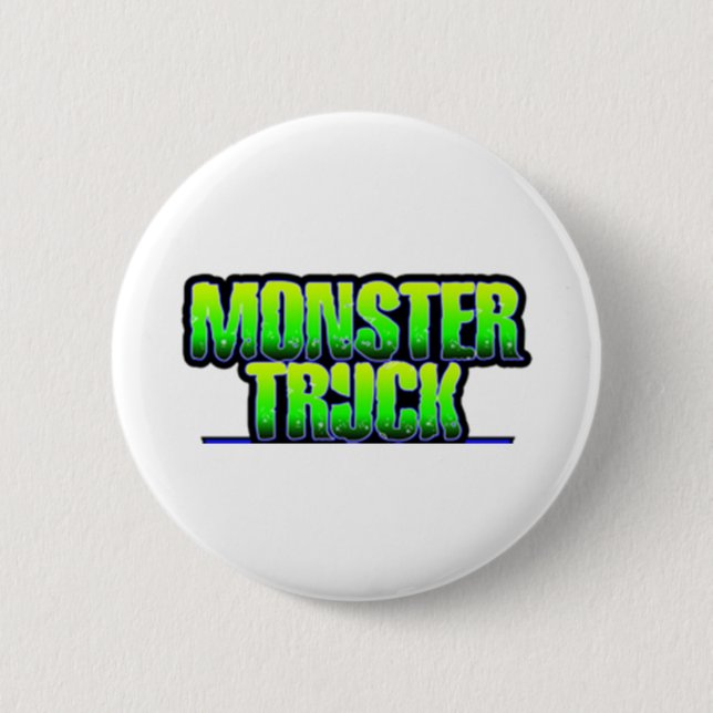 Monster-LKW,Monster-LKW,Monstermarmelade,LKW,Hot Button (Vorderseite)