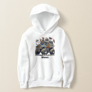 Monster LKW Name Hoodie