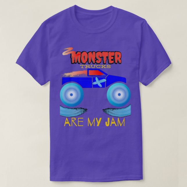 Monster-LKW sind meine Marmelade Monster Trucks Up T-Shirt (Design vorne)