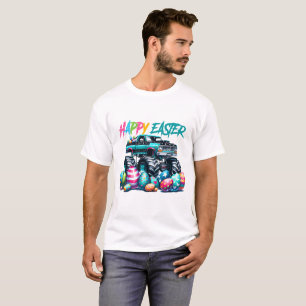 Monster-LKW und Ostereier T-Shirt