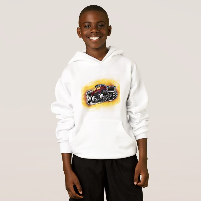 Monster-LKWHoodie für Jungen Hoodie (Vorne ganz)