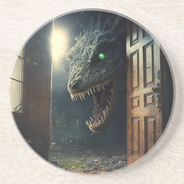 Monster lurk getränkeuntersetzer (Vorne)