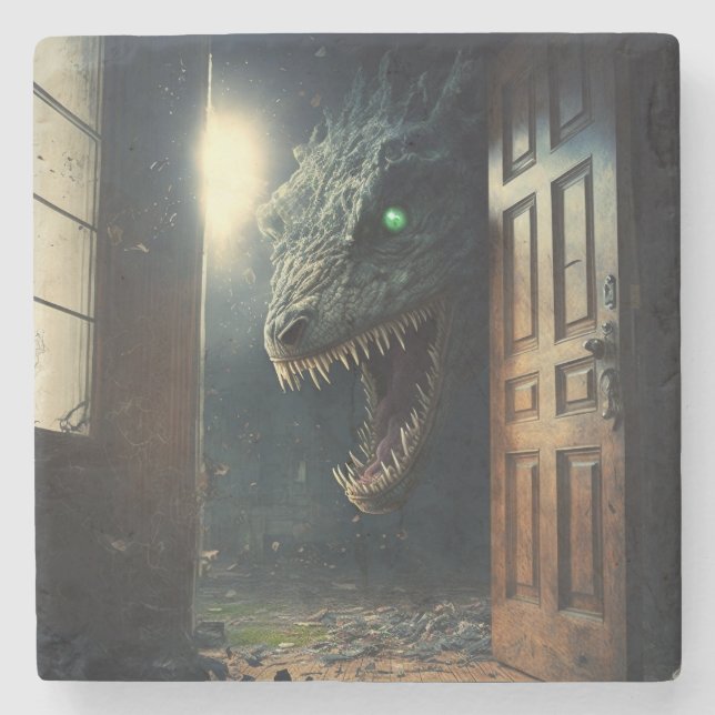 Monster lurk steinuntersetzer (Vorderseite)