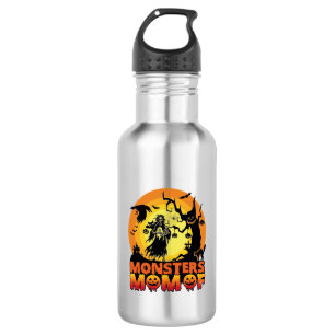 Monster-Mama Halloween-Monster-Geist-Skelett-Spoo Edelstahlflasche