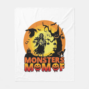 Monster-Mama Halloween-Monster-Geist Skelett Spoo Fleecedecke
