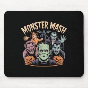 Monster Mash Clic Halloween Monster Spooker Horror Mousepad