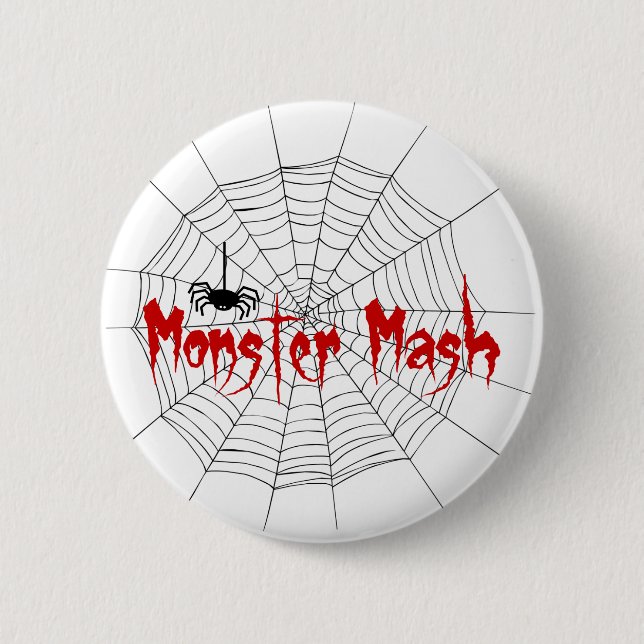 Monster Mash Halloween Button (Vorderseite)