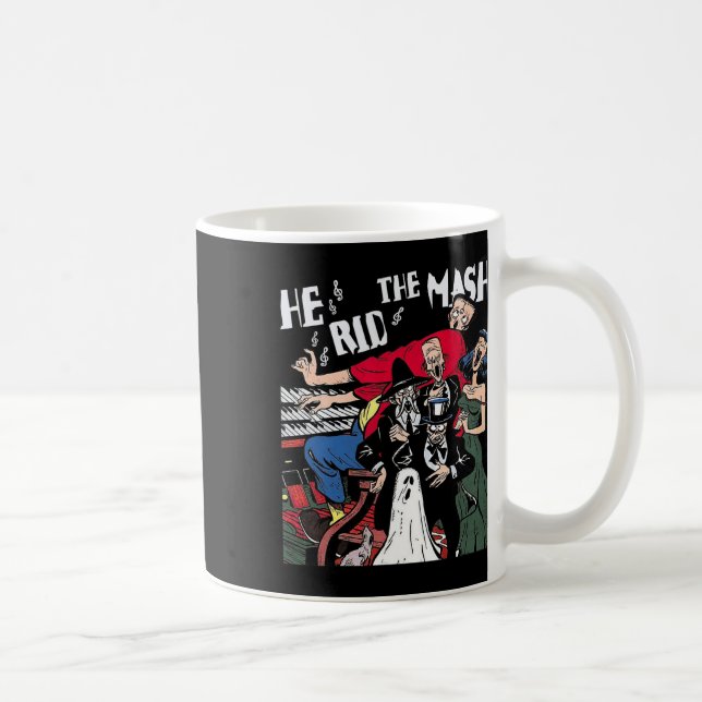 Monster Mash Halloween Ghoul Ghost Kaffeetasse (Rechts)