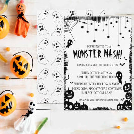Monster Mash Halloween-Kostenparty-Einladung Einladung