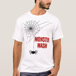 Monster Mash Halloween Spiderweb T-Shirt