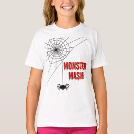 Monster Mash Halloween Spiderweb T-Shirt