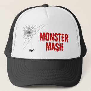Monster Mash Halloween Spiderweb Truckerkappe