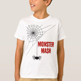 Monster Mash Halloween Spinnennetz T-Shirt