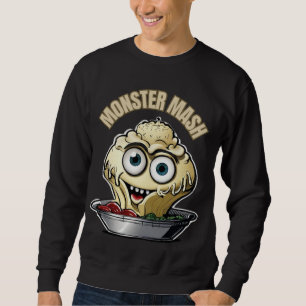 Monster Mash Niedliches musikalisches Halloween Sweatshirt