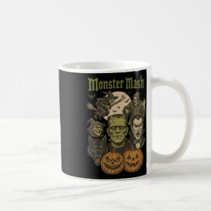 Monster Mash Retro Halloween Funny Monster Spooky Kaffeetasse