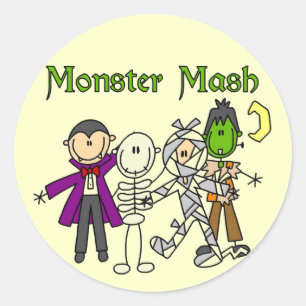Monster Mash T-Shirts und Geschenke Runder Aufkleber