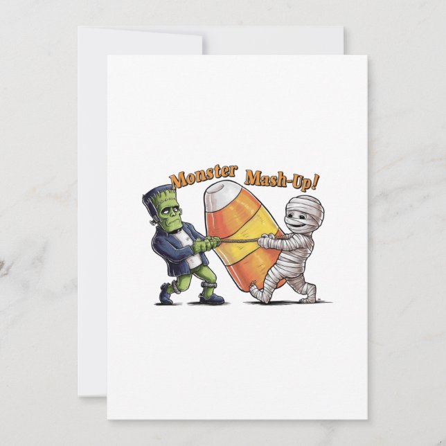 Monster Mash-Up! Einladung (Vorderseite)