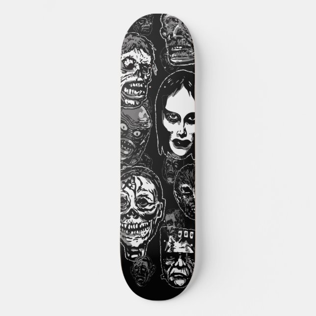 Monster Masken Skateboard Deck - Wettbewerbsmapier (Vorderseite)
