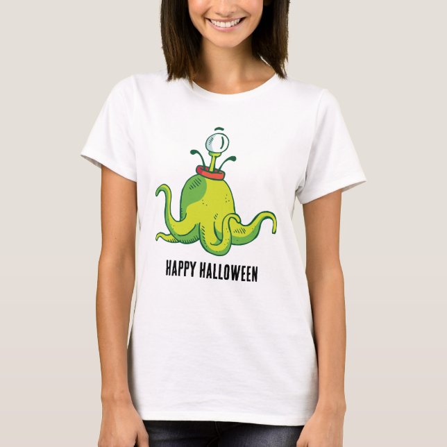 Monster mit einem AugenHalloween T-Shirt (Vorderseite)