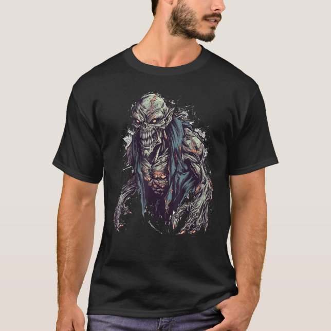 Monster Monster Demon Devil Vampire Guhl Zombie T-Shirt (Vorderseite)