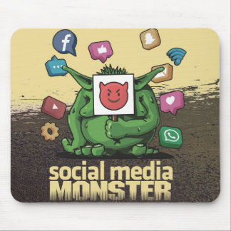 Monster Mousepad Social Media