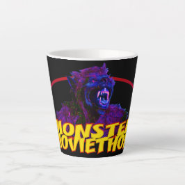 Monster Moviethon Werewolf Frenzy Latte Mug