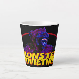Monster Moviethon Werewolf Frenzy Latte Tasse