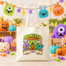 Monster Munch Kids Halloween-Süßigkeiten-Tasche