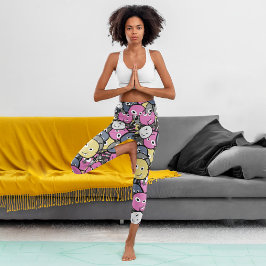 Monster-Muster Capri Leggings