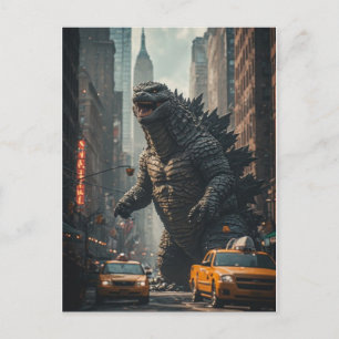 MONSTER NEW YORK CITY POSTKARTE