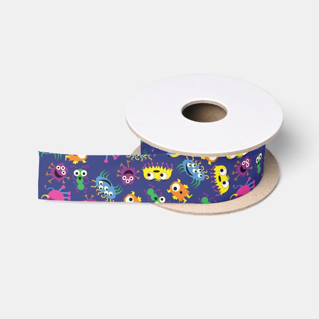 Monster-niedliches lustiges 1. satinband (Spule)
