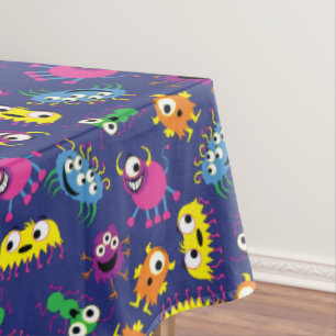Monster-niedliches lustiges 1. tischdecke