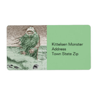 Monster Nokken aus dem Wasser laufen