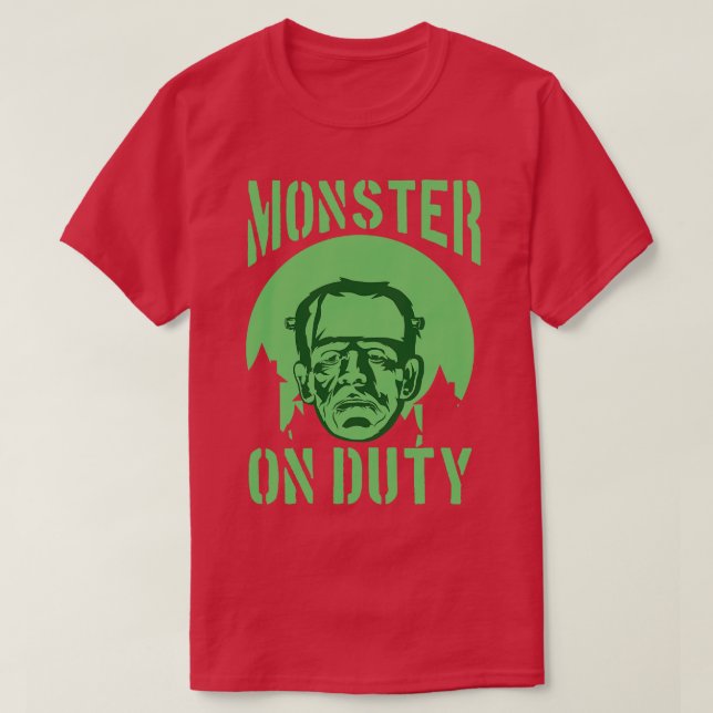 MONSTER ON DUTTY T-Shirt (Design vorne)