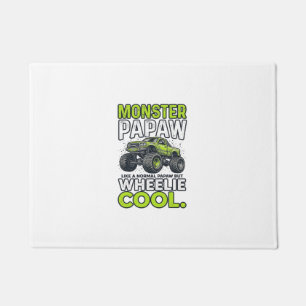 Monster Opa Wheelie Cool Lustiger Monster Truck En Fußmatte