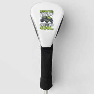 Monster Opa Wheelie Cool Lustiger Monster Truck En Golf Headcover