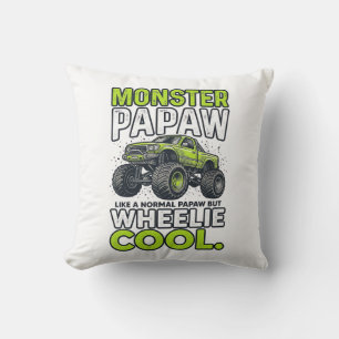 Monster Opa Wheelie Cool Lustiger Monster Truck En Kissen