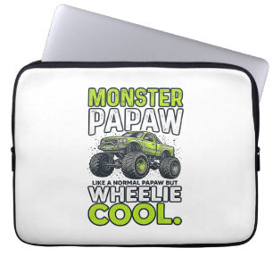 Monster Opa Wheelie Cool Lustiger Monster Truck En Laptopschutzhülle