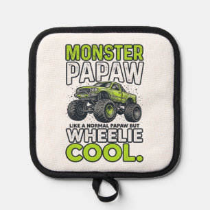 Monster Opa Wheelie Cool Lustiger Monster Truck En Topflappen