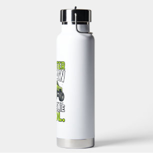 Monster Opa Wheelie Cool Lustiger Monster Truck En Trinkflasche