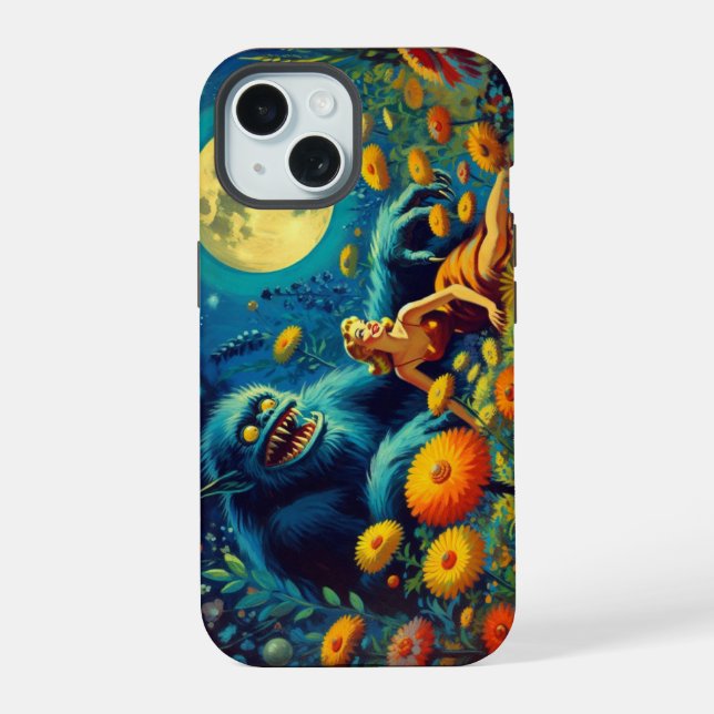 Monster Pals iPhone 15 Hülle (Rückseite)
