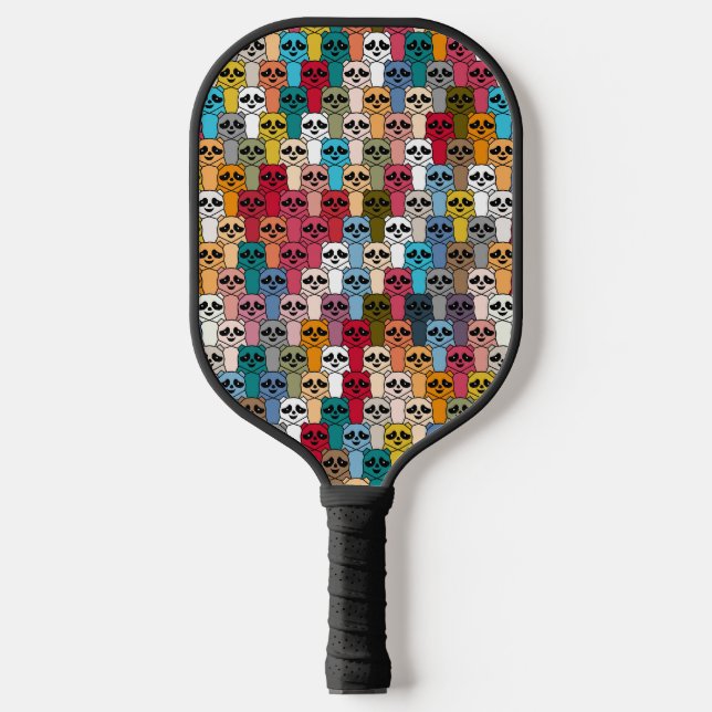 Monster Panda Pickleball Schläger (Vorderseite)