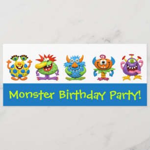 Monster-Party Einladung
