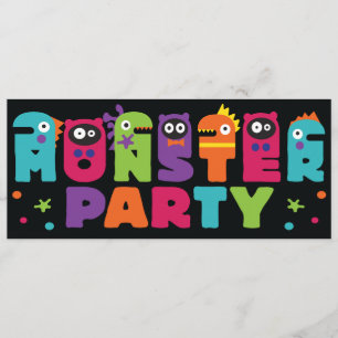 Monster-Party Einladung