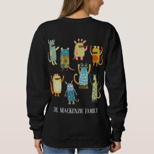 Monster Personalisierter Spaß Sweatshirt