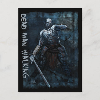 Monster Postcard - Toter Mann wandern Postkarte