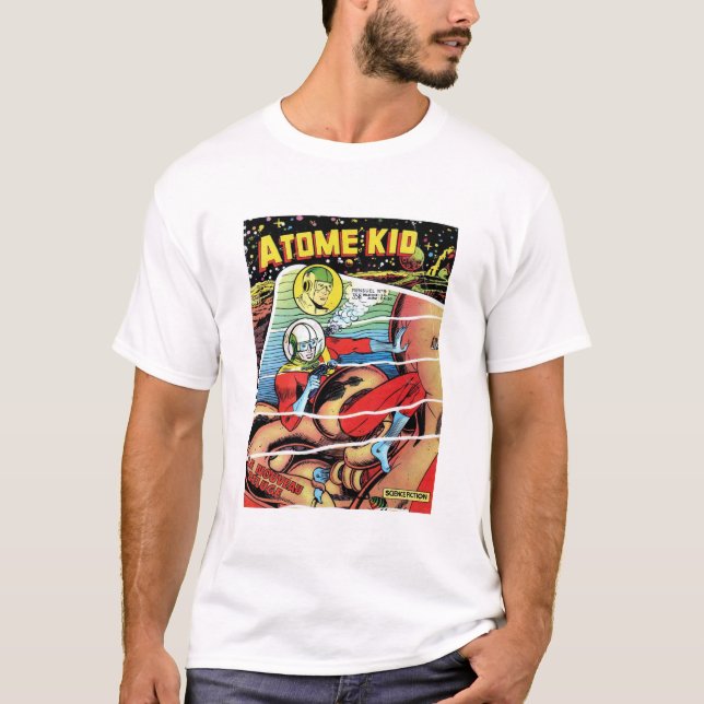Monster - Scifi - Astronaut - Frankreich abdecken T-Shirt (Vorderseite)