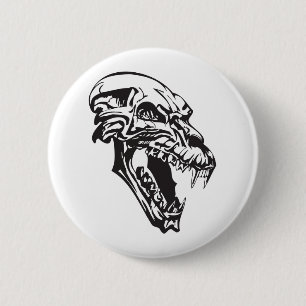 Monster Skull Button
