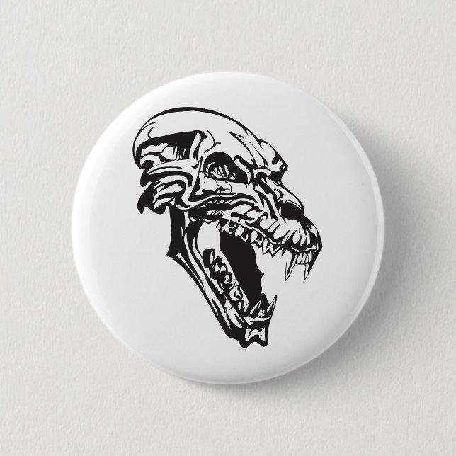 Monster Skull Button (Vorderseite)