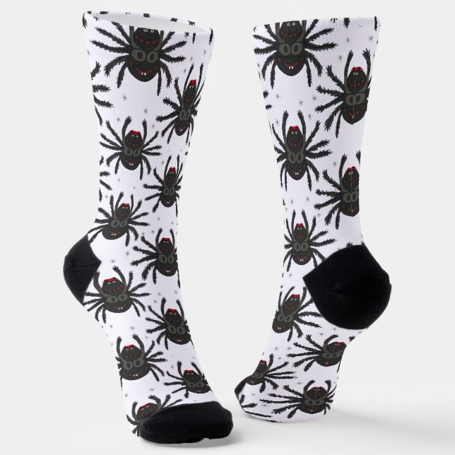 Monster-Spinnen Socken (Gewinkelt)